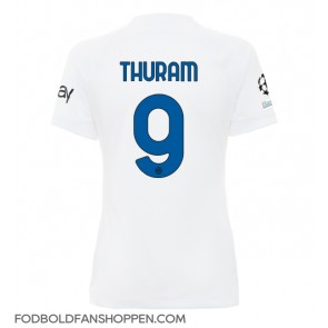 Inter Milan Marcus Thuram #9 Udebanetrøje Dame 2023-24 Kortærmet